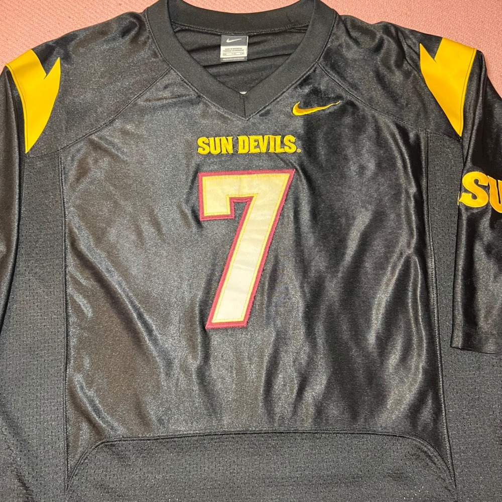 Nike ASU Arizona State Sun Devils Football Jersey Mens XXL Number 7 Authentic - Picture 3 of 9
